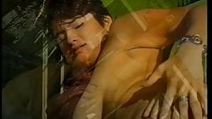 Big chested babe gives a blow job in a hot tub then gets drilled