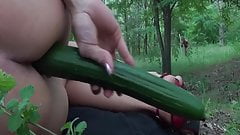 milf outdoor interracial big cock fucked