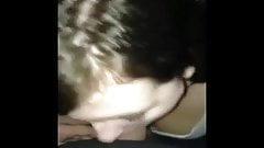 obedient wife gives great blow job and swallows