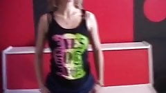 Blonde amateur gone wild when getting satiated with cock