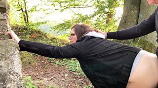 Public Sex on the hiking track – nearly got caught