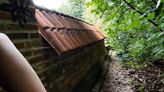 public sex outdoors, piss, hot blowjob, I’ll be fucked from behind and have sex in the stairwell of a church